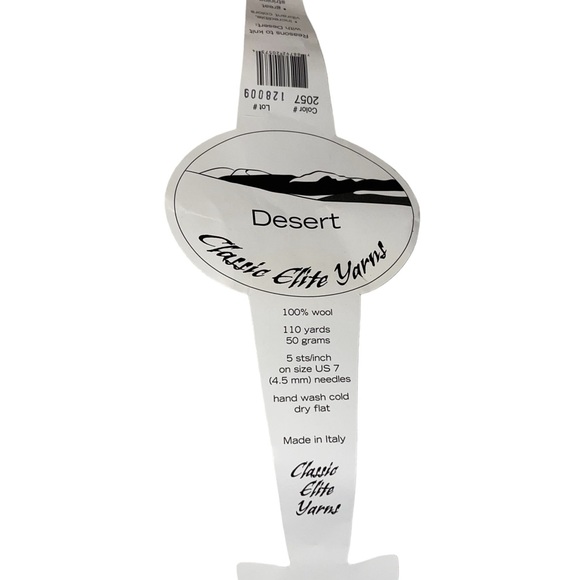 Lot of 10 Classic Elite Desert Thick Thin Single Ply Worsted Wool Yarn Blue - Picture 5 of 8